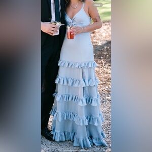 Altar’d State blue tiered maxi dress!